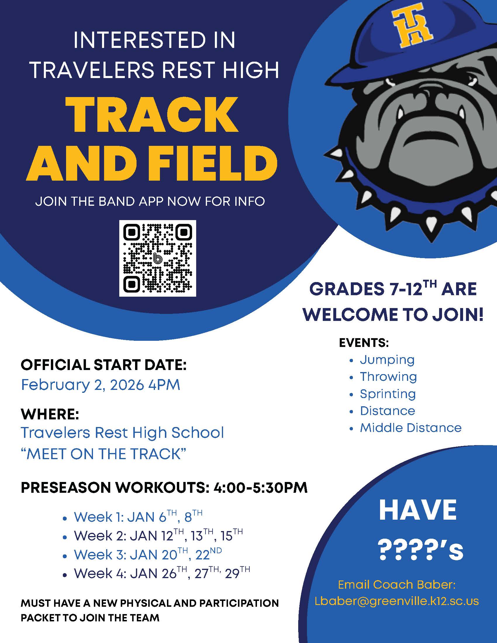 Track and Field Interest